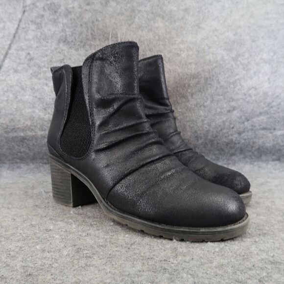 BareTraps Shoes Womens 6.5 Booties Drennan Distressed Slouchy Ankle Boot Fashion - Picture 1 of 14